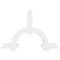 Ekena Millwork Ericson Architectural Grade PVC Gable Bracket, 48"W x 32"H x 2"D x 4"F, 16/12 Pitch GBP048X32X0204ERI00 - alternate 2